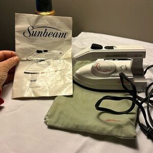 Sunbeam clothes travel iron
